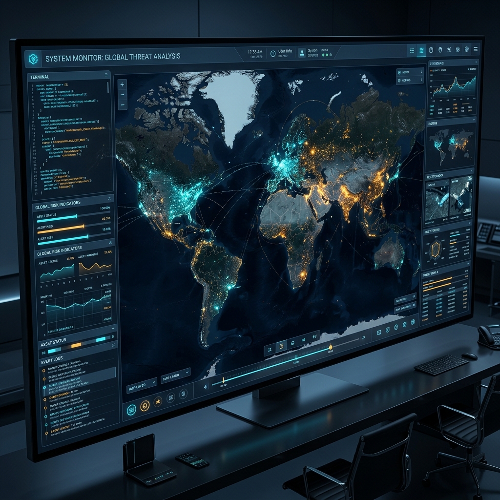 GEOPULSE Live World Intelligence Map